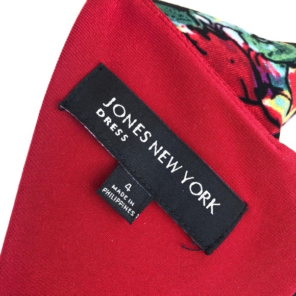 Jones New York Floral Dress size 4 - Picture 7 of 8